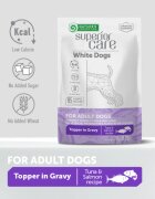Natures Protection Superior Care White Dogs XS-XL Ton și Somon plic hrană umedă câini (topping) 70g