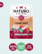 Naturo Curcan plic hrană umedă fără cereale pisici (pate) 85g