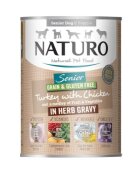 Naturo Grain Free XS-L Curcan și Pui conservă hrană umedă fără cereale câini (în sos) 390g
