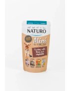 Naturo Mini XS-S Curcan și Orez plic hrană umedă câini (în suc propriu) 150g