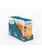Naturo Mini XS-S Somon și Orez plic hrană umedă câini (în suc propriu) 150g