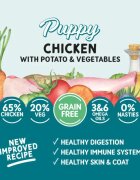 Naturo Puppy XS-XL Pui plic hrană umedă fără cereale câini junior (în suc propriu) 150g