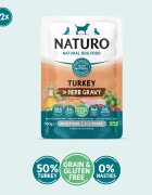 Naturo XS-XL Curcan plic hrană umedă fără cereale câini (în sos) 100g