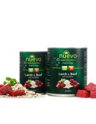 Nuevo Miel Vită și Fulgi de Ovăz XS-XL conservă hrană umedă câini senior (pate) MielVită și Fulgi de Ovăz XS-XL conservă hrană umedă câini senior (pate) 400g