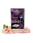 Nuevo Pui și Iepure hrană umedă fără cereale pisici (pate) Pui și Iepure plic hrană umedă fără cereale pisici (pate) 85g