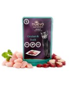 Nuevo Pui și Rață hrană umedă fără cereale pisici apetit capricios (pate) Pui și Rață plic hrană umedă fără cereale pisici apetit capricios (pate) 85g