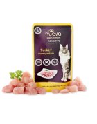 Nuevo Sensitive Curcan hrană umedă fără cereale pisici sistem digestiv sistem imunitar & alergii (pate) Sensitive Curcan plic hrană umedă fără cereale pisici sistem digestiv sistem imunitar & alergii (pate) 85g