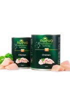 Nuevo XS-XL Pui conservă hrană umedă fără cereale câini (pate) 400g
