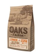 OAK'S FARM Junior XS-XL Somon hrană uscată fără cereale câini junior 12kg