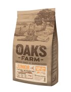OAK'S FARM Mini Junior XS-S Somon hrană uscată fără cereale câini junior 2kg