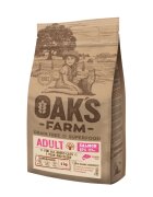 OAK'S FARM Somon hrană uscată fără cereale pisici 400g