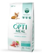 OPTIMEAL Junior Curcan hrană uscată câini junior Junior XS-XL Curcan hrană uscată câini junior 1.5kg