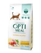 OPTIMEAL Pui hrană uscată pisici 1.5kg