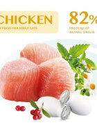 OPTIMEAL Pui hrană uscată pisici 1.5kg