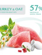 OPTIMEAL Sterilised Curcan cu Ovăz hrană uscată pisici sterilizate Sterilised Curcan hrană uscată pisici sterilizate 700g