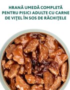 OPTIMEAL Vită cu Merișoare hrană umedă pisici (în sos) Vită cu Merișoare pachet economic plic hrană umedă pisici (în sos) 85g x 12