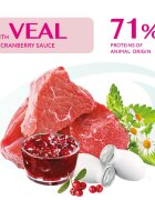 OPTIMEAL Vită cu Merișoare hrană umedă pisici (în sos) Vită cu Merișoare pachet economic plic hrană umedă pisici (în sos) 85g x 12