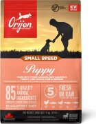 Orijen Puppy Small Breed XS-S Pui și Curcan hrană uscată fără cereale câini junior 1.8kg
