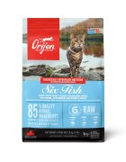 Orijen Six Fish Pește hrană uscată fără cereale pisici 5.4kg Six Fish Pește hrană uscată fără cereale pisici 1.8kg