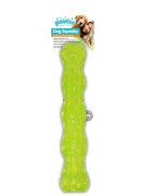 Pawise Bat jucărie de aport câini S-L plastic dentiție luminoasă verde 18 cm