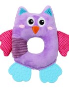 Pawise Bufniță jucărie de pluș câini S-M pluș activități fizice multicolor 16 cm