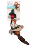 Pawise Fazan jucărie de pluș câini L pluș cu sunet multicolor 51 x 11 x 57 cm