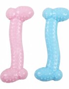 Pawise Puppy Bone jucărie de ros câini XS-M textil dentiție diverse culori