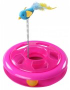 Pawise Roundabout jucărie interactivă pisici plastic inteligente activități fizice diverse culori ⌀26 cm