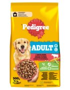 PEDIGREE Adult M-XL Vită și Legume hrană uscată câini 500g