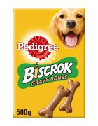 PEDIGREE Biscrok Gravy Bones recompense câini biscuiți 400g
