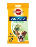 PEDIGREE DentaStix Daily Fresh recompense câini talie mica batoane ceai verde 7buc