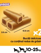 PEDIGREE Jumbone Medium recompense câini Vită și Pasăre batoane 2 buc 180g