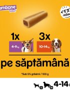 PEDIGREE Jumbone Mini recompense câini Vită și Pasăre batoane 4 buc 160g