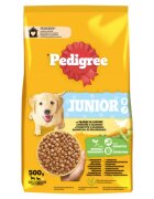 PEDIGREE Junior M-XL Pasăre și Legume hrană uscată câini junior 500g