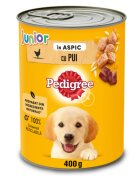 PEDIGREE Junior XS-XL Pui conservă hrană umedă câini junior (în aspic) 400g