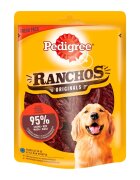 PEDIGREE Ranchos recompense câini fâșii uscate Vită 70g