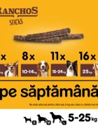 PEDIGREE Ranchos Sticks XS-XL Pui punguță recompense câini 60g