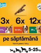 PEDIGREE Rodeo Duos recompense câini batoane Pui și Bacon 7buc