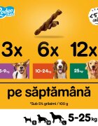 PEDIGREE Rodeo Duos recompense câini batoane Vită și Brânză 7buc