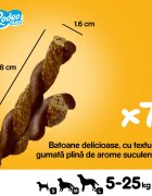 PEDIGREE Rodeo Duos recompense câini batoane Vită și Brânză 7buc