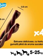 PEDIGREE Rodeo recompense câini batoane Vită 70g