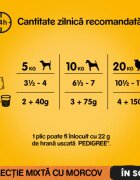 PEDIGREE Selectie Mixtă XS-XL Vită și Curcan plic hrană umedă câini (în sos) bax 400g x 13buc