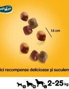 PEDIGREE Tasty Bites recompense câini cubulețe cu branză 130g