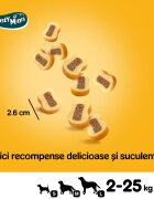PEDIGREE Tasty Bites recompense câini feliuțe cu branză 155g