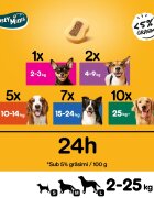 PEDIGREE Tasty Bites recompense câini feliuțe cu branză 155g
