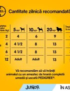 PEDIGREE Vital Protection Junior Multipack 4 arome pachet mixt plic hrană umedă câini junior (în aspic) 100g x 12