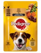 PEDIGREE XS-XL Pui și Legume plic hrană umedă câini (în sos) 100g