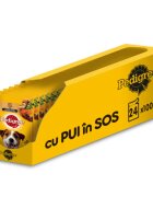 PEDIGREE XS-XL Pui și Legume plic hrană umedă câini (în sos) bax 100g x 24buc