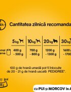 PEDIGREE XS-XL Pui și Morcov conservă hrană umedă câini (în aspic) 1200g