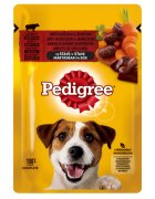 PEDIGREE XS-XL Vită și Miel plic hrană umedă câini (în sos) 100g